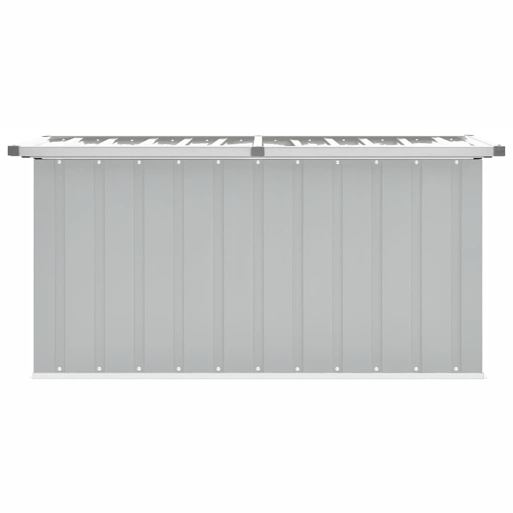 Baule da Giardino Grigio 129x67x65 cm