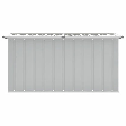 Baule da Giardino Grigio 129x67x65 cm