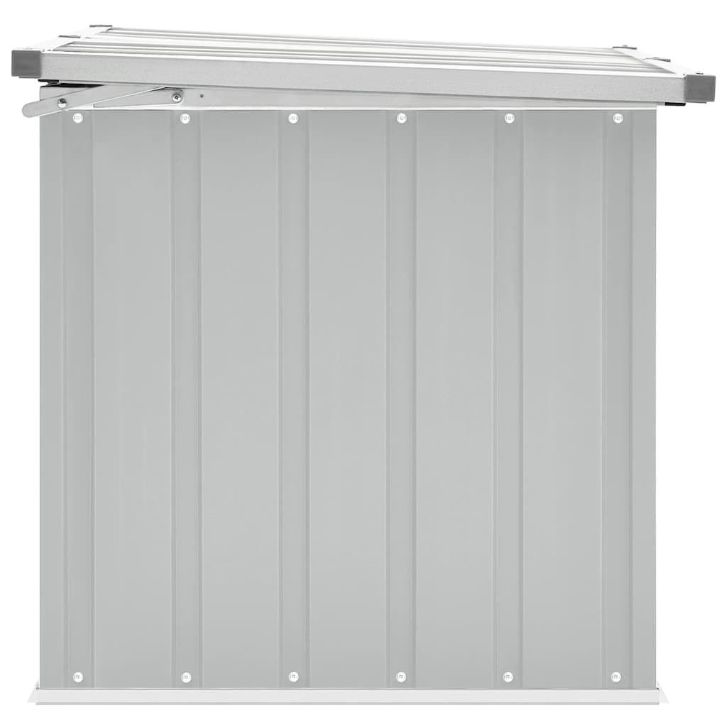 Baule da Giardino Grigio 129x67x65 cm