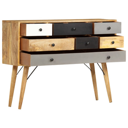 Credenza 110x30x82 cm in Legno Massello di Mango