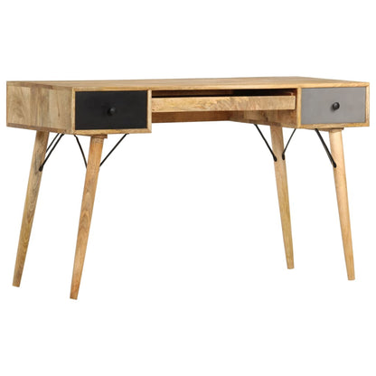 Scrivania con Cassetti 130x50x80 cm Legno Massello di Mango