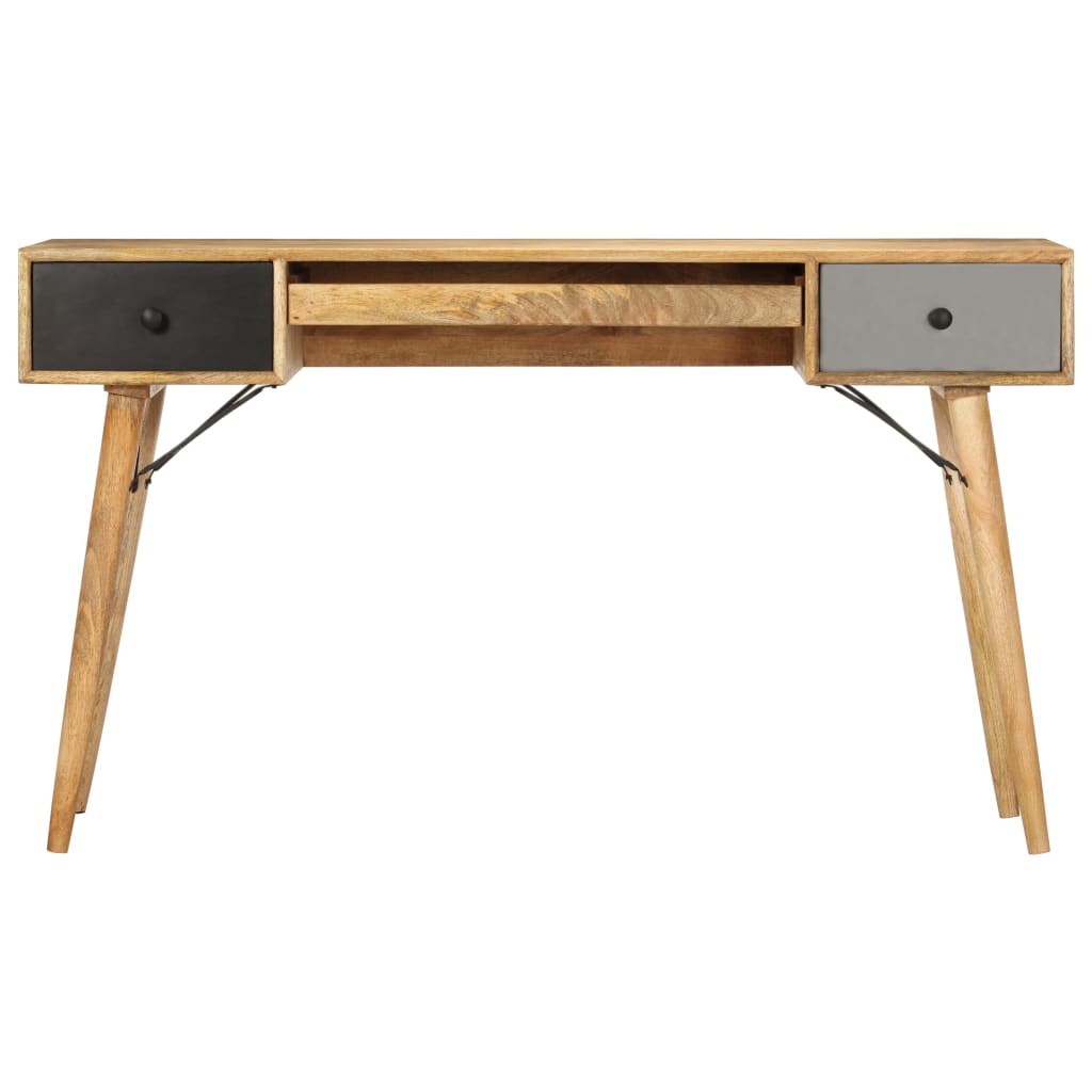 Scrivania con Cassetti 130x50x80 cm Legno Massello di Mango