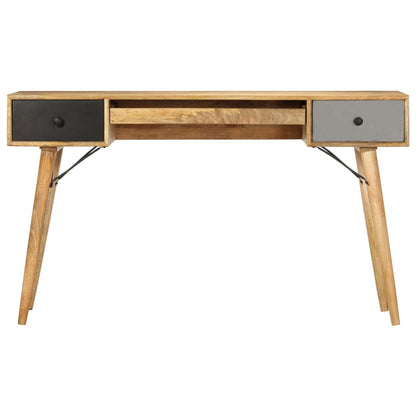 Scrivania con Cassetti 130x50x80 cm Legno Massello di Mango