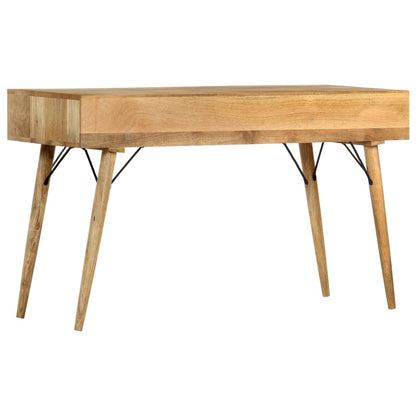 Scrivania con Cassetti 130x50x80 cm Legno Massello di Mango