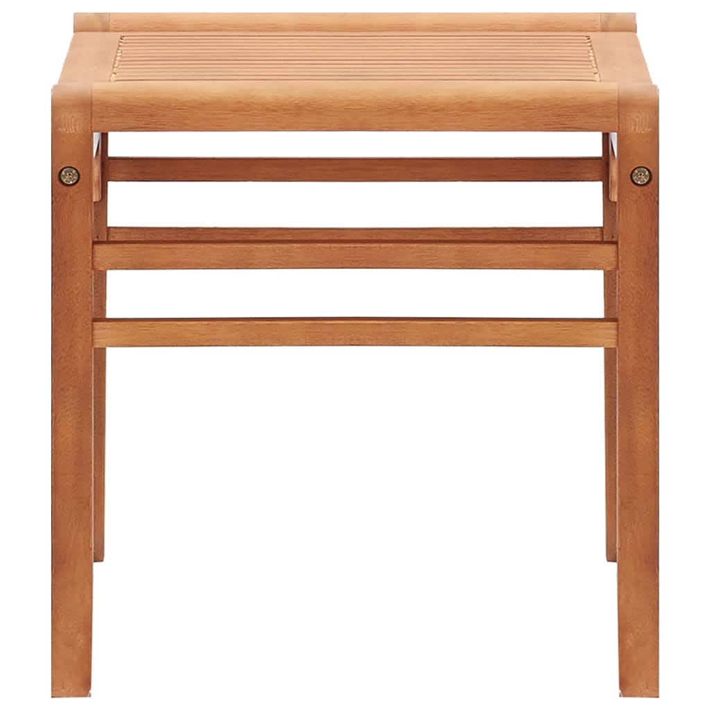 Panca da Giardino 64 cm in Legno Massello di Eucalipto
