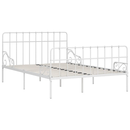 Giroletto con Doghe Bianco in Metallo 140x200 cm