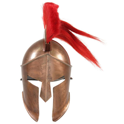 Elmo da Guerriero Greco Antico per LARP in Acciaio Rame