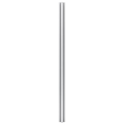 Pali per Recinzione 2 pz in Alluminio 185 cm