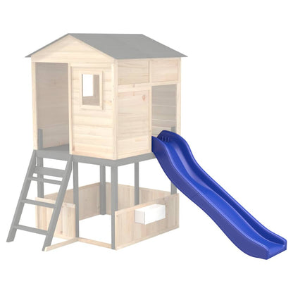 Scivolo per Bambini Blu 175x38x23 cm in Polipropilene