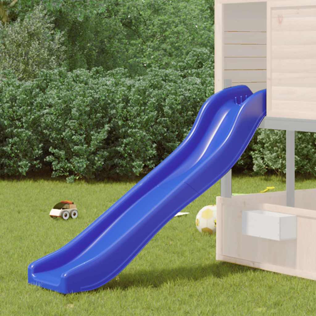 Scivolo per Bambini Blu 175x38x23 cm in Polipropilene