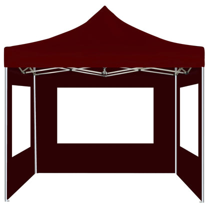 Gazebo Professionale Pieghevole Alluminio con Pareti 2x2m BordÃ²