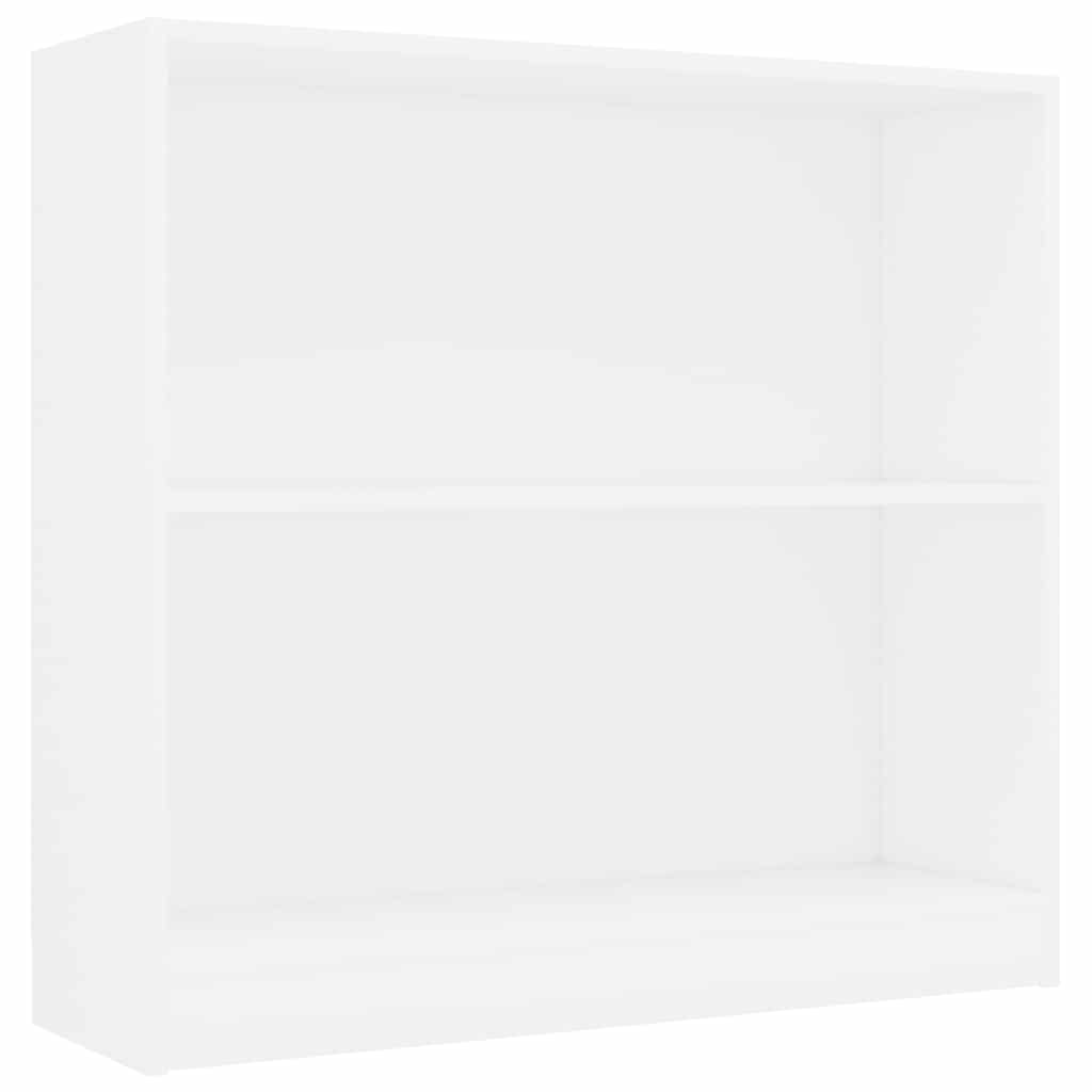 Libreria Bianca 80x24x75 cm in Legno Multistrato