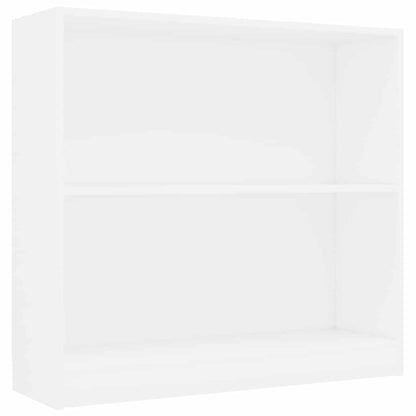 Libreria Bianca 80x24x75 cm in Legno Multistrato