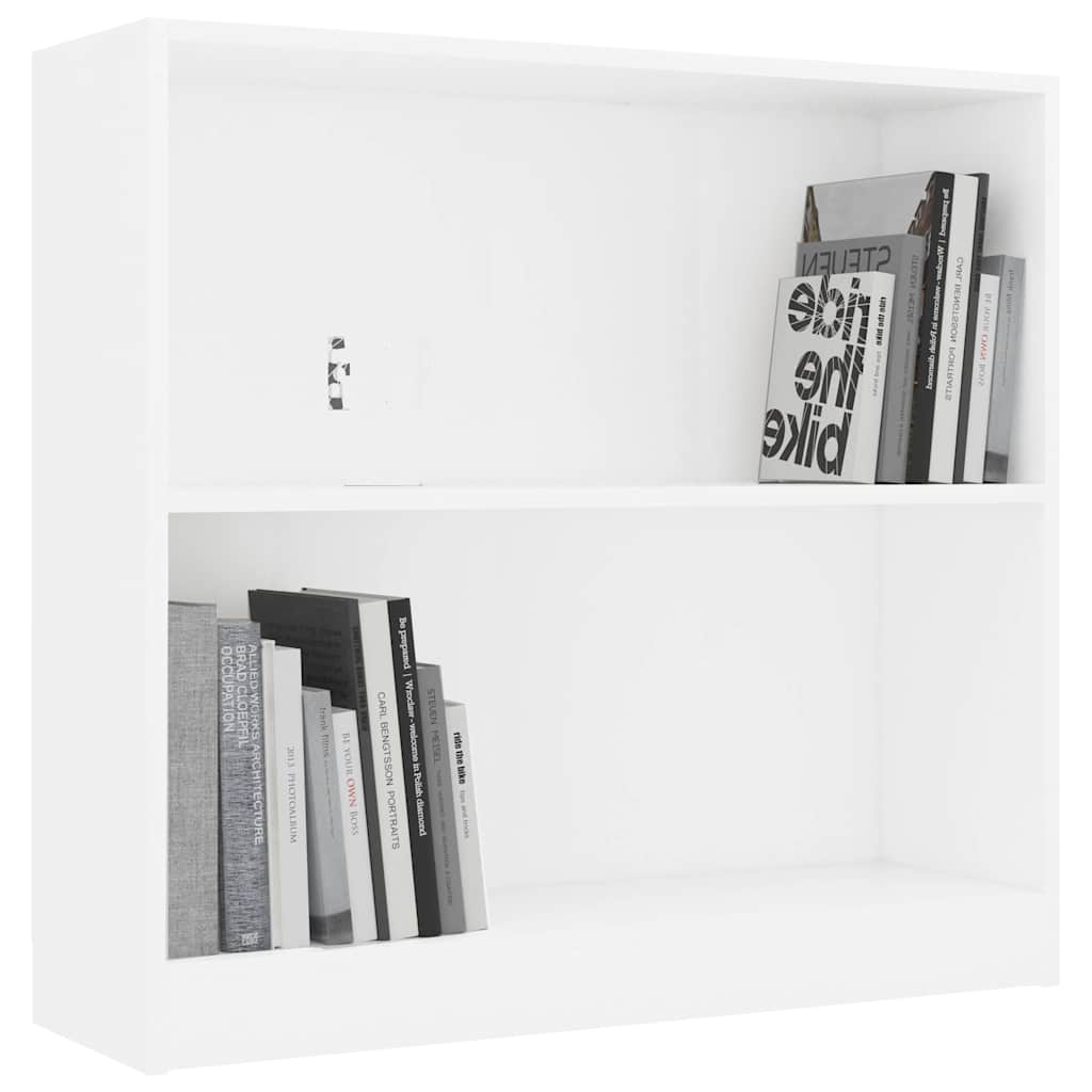 Libreria Bianca 80x24x75 cm in Legno Multistrato