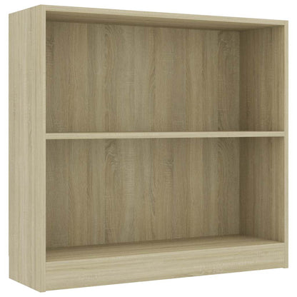 Libreria Rovere Sonoma 80x24x75 cm in Legno Multistrato