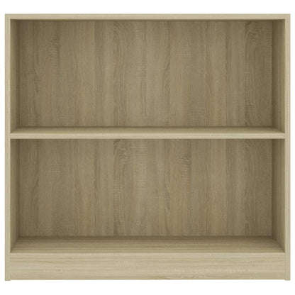 Libreria Rovere Sonoma 80x24x75 cm in Legno Multistrato