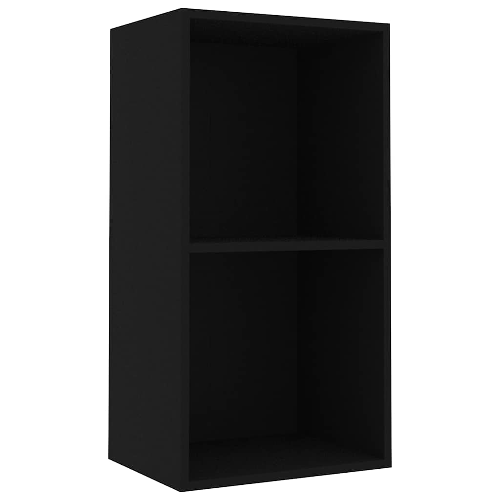 Libreria Nera 40x30x76,5 cm in Legno Multistrato