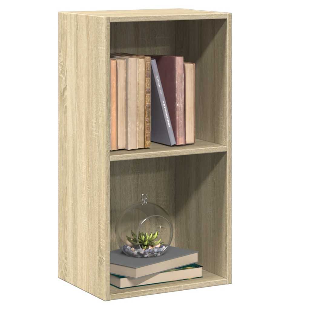 Libreria 5 Ripiani Rovere Sonoma 40x30x76,5cm Legno Multistrato