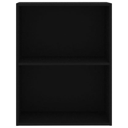 Libreria Nera 60x30x76,5 cm in Legno Multistrato