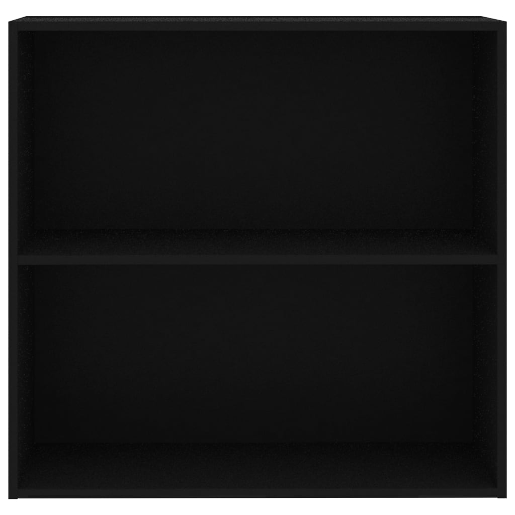 Libreria Nera 80x30x76,5 cm in Legno Multistrato