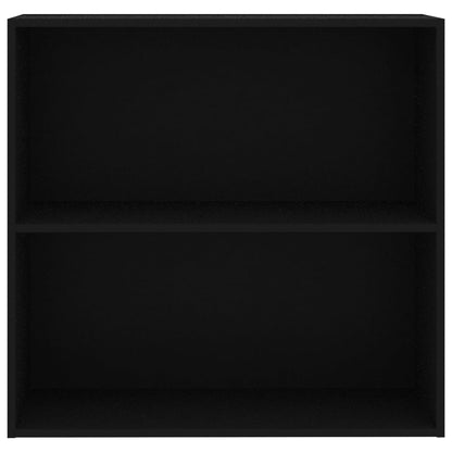 Libreria Nera 80x30x76,5 cm in Legno Multistrato