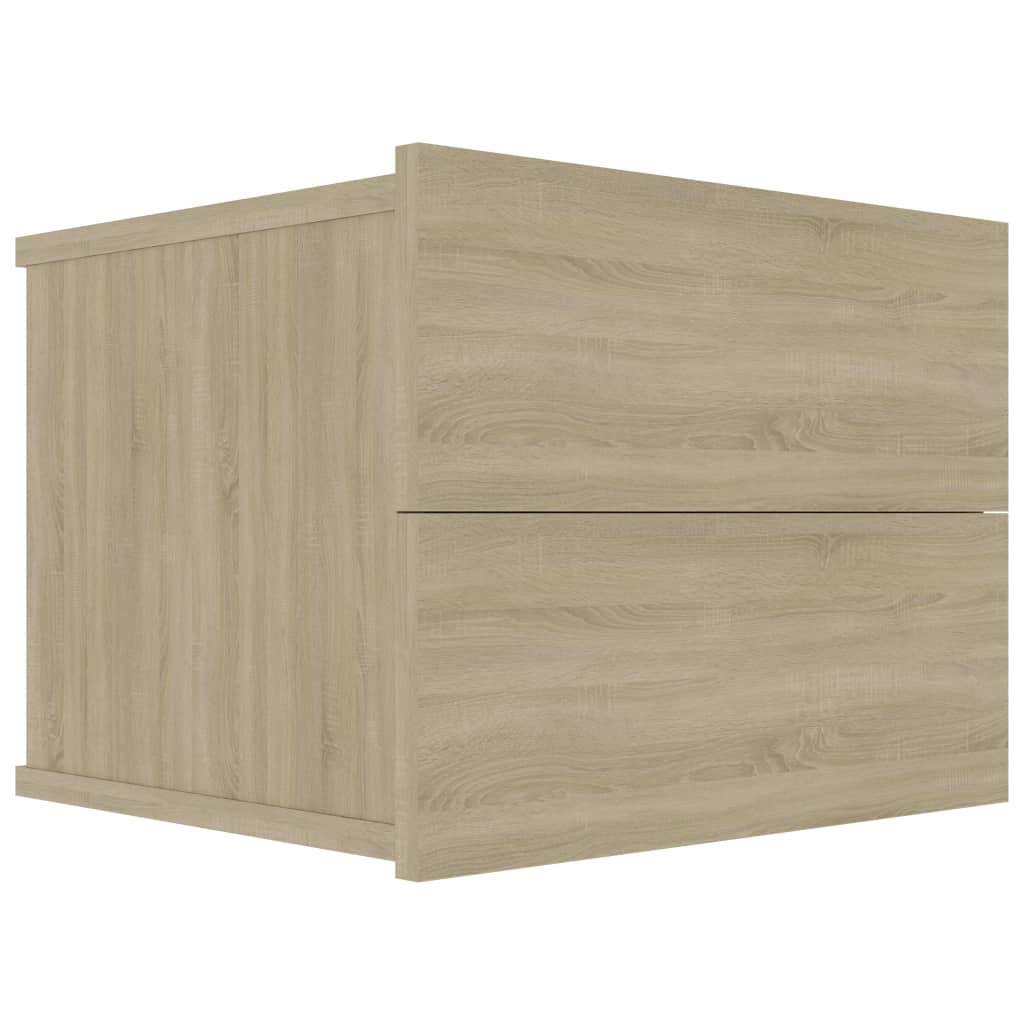 Comodino Rovere Sonoma 40x30x30 cm in Legno Multistrato