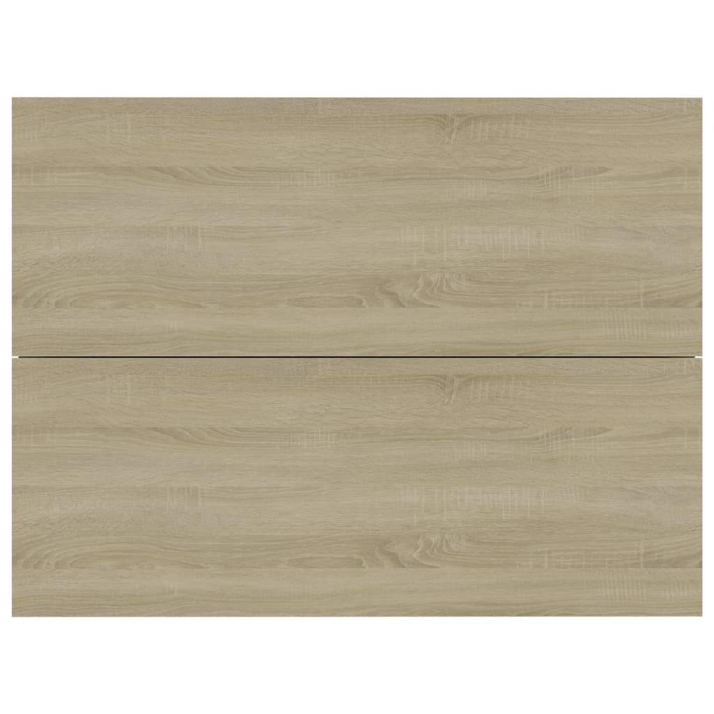 Comodino Rovere Sonoma 40x30x30 cm in Legno Multistrato