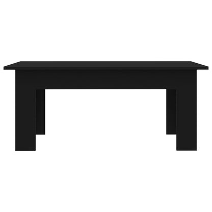 Tavolino da Salotto Nero 100x60x42 cm in Legno Multistrato