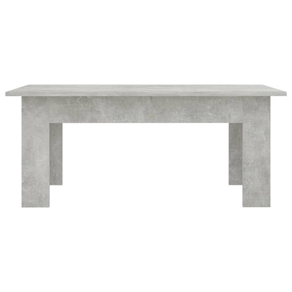 Tavolino Salotto Grigio Cemento 100x60x42 cm Legno Multistrato