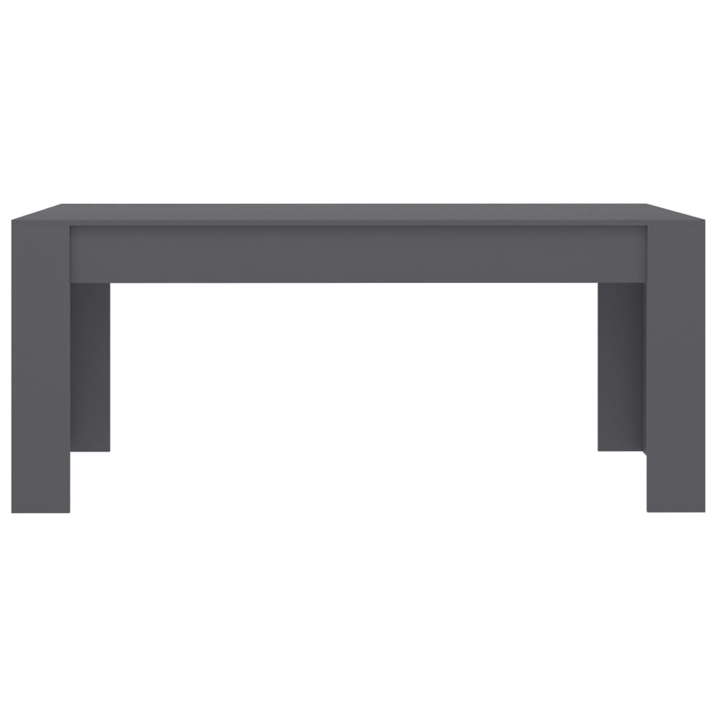 Tavolo da Pranzo Grigio 180x90x76 cm in Legno Multistrato