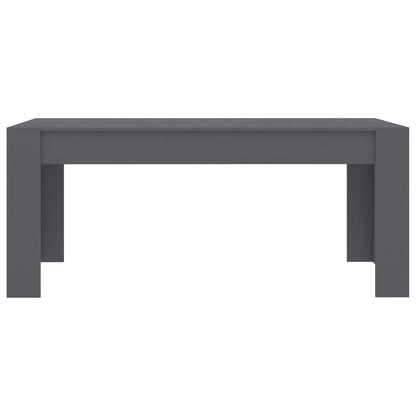 Tavolo da Pranzo Grigio 180x90x76 cm in Legno Multistrato