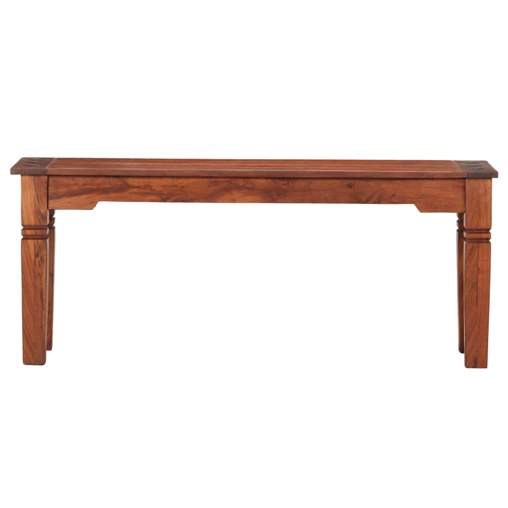 Panca 110 cm in Legno Massello di Acacia