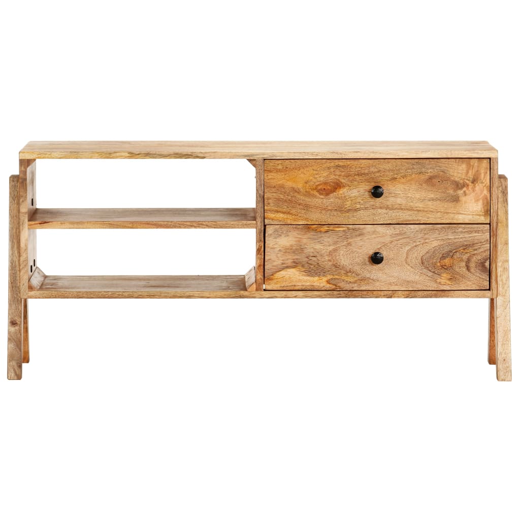 Mobile Porta TV 97x35x47 cm in Legno Massello di Mango