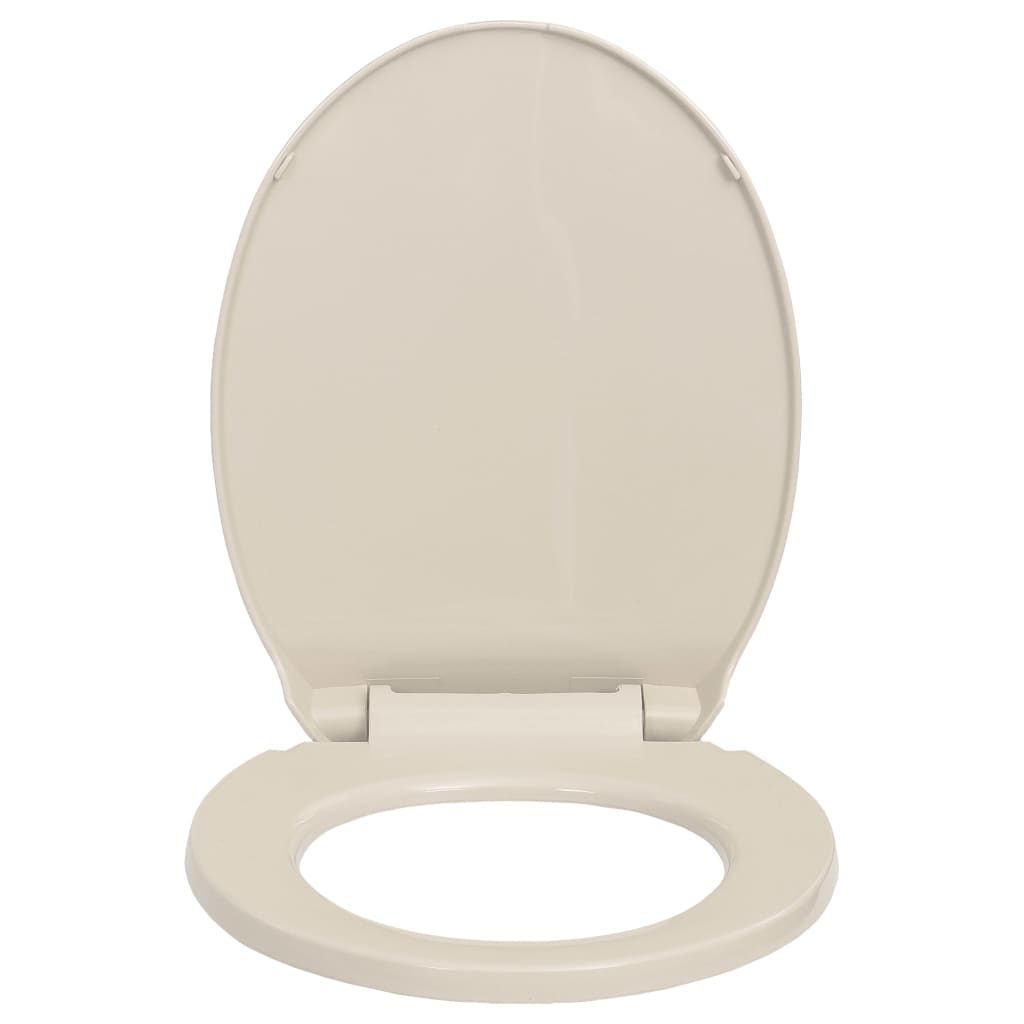Tavoletta WC a Chiusura Ammortizzata Albicocca Ovale