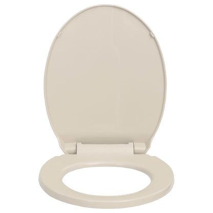Tavoletta WC a Chiusura Ammortizzata Albicocca Ovale