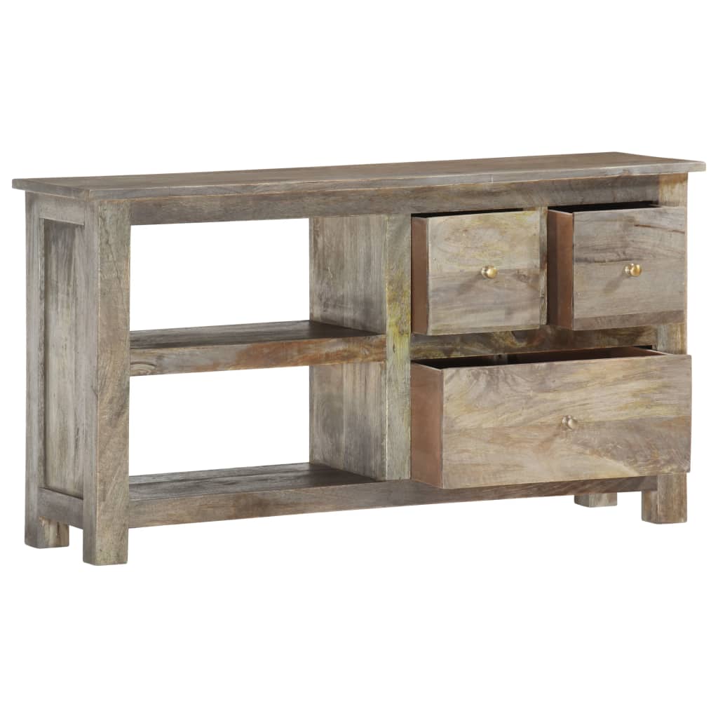 Mobile Porta TV 100x30x55 cm in Legno Massello di Mango