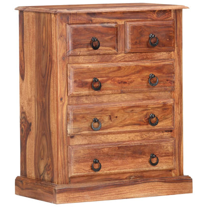 Cassettiera 60x35x75 cm in Legno Massello di Sheesham
