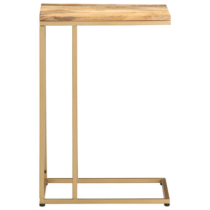 Tavolino di Servizio 35x45x65 cm in Legno Massello di Mango