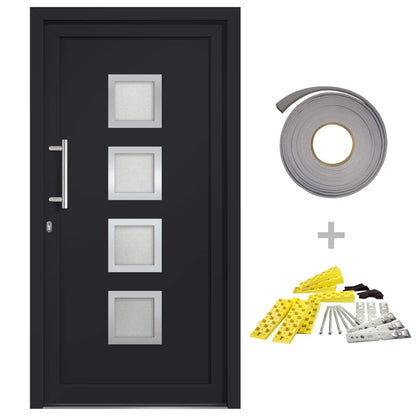 Porta di Ingresso Antracite 98x190 cm