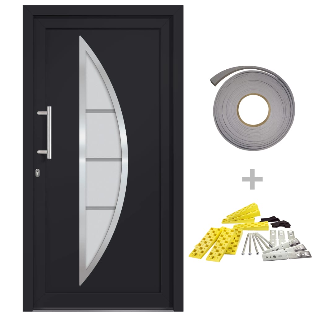 Porta di Ingresso Antracite 98x208 cm