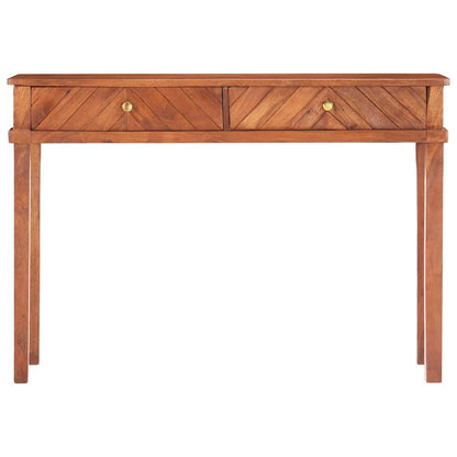 Tavolo Consolle 110x40x76 cm in Legno Massello di Acacia