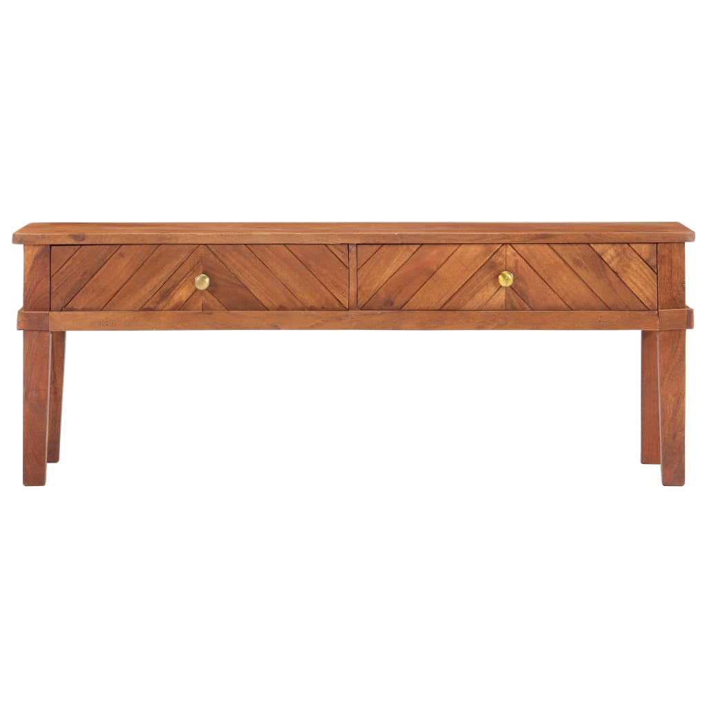 Mobile Porta TV 110x40x41 cm in Legno Massello di Acacia