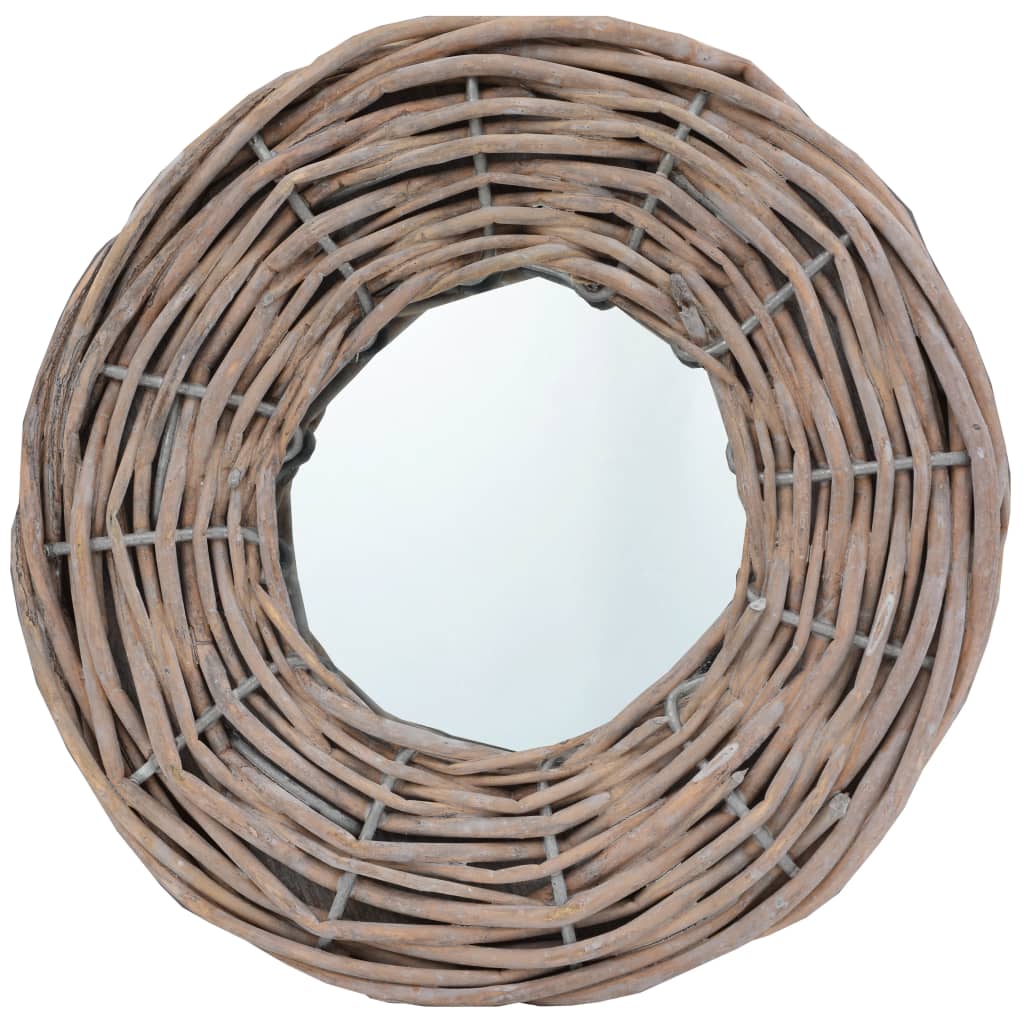 Specchi 3 pz 15 cm in Vimini
