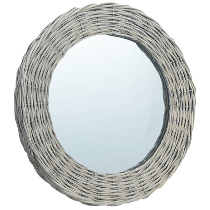 Specchio 70 cm in Vimini