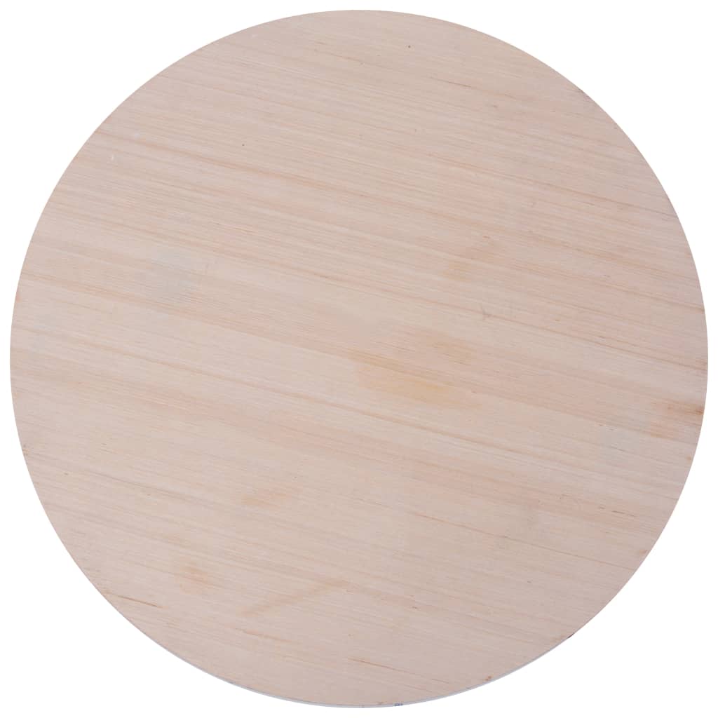 Tavolino da Salotto Bianco Ø 39,5 cm