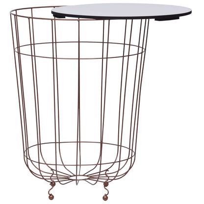 Tavolino da Salotto Oro Ã˜ 40 cm