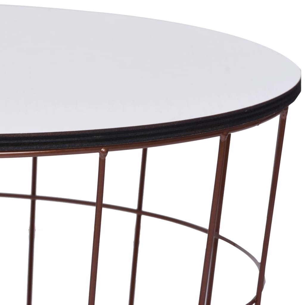 Tavolino da Salotto Oro Ã˜ 40 cm