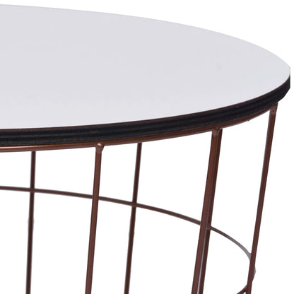Tavolino da Salotto Oro Ã˜ 40 cm