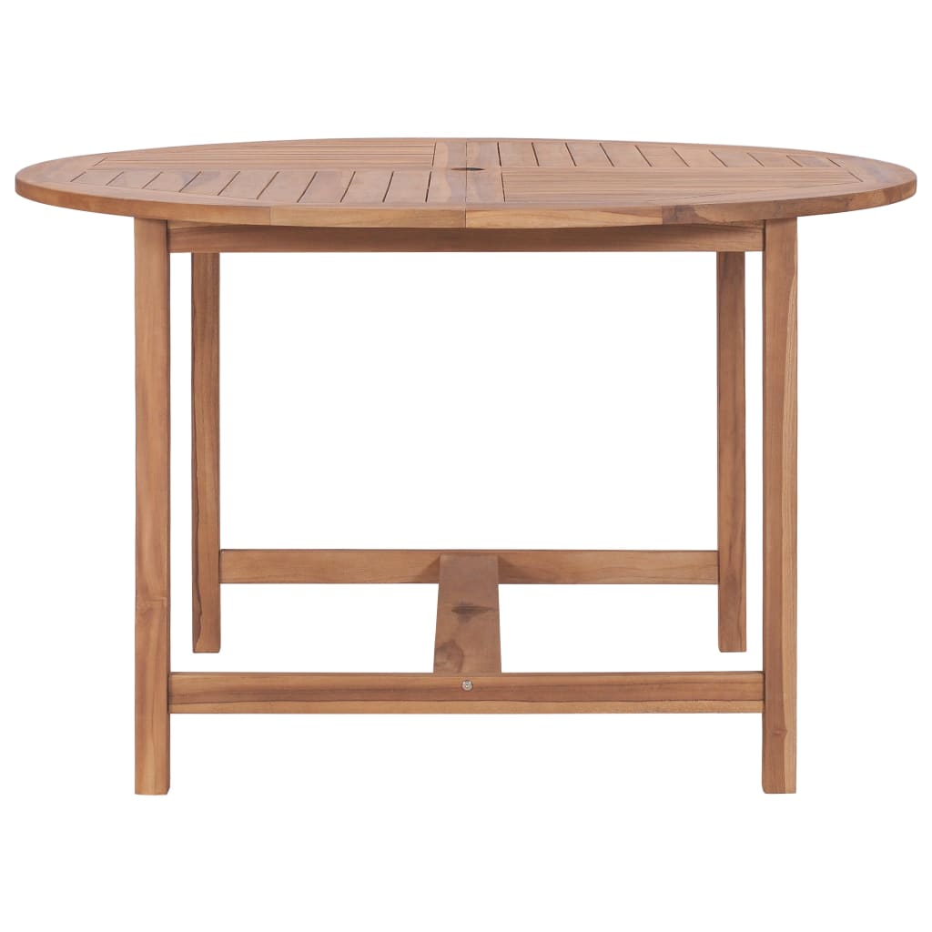 Tavolo da Giardino 120x76 cm in Legno Massello di Teak
