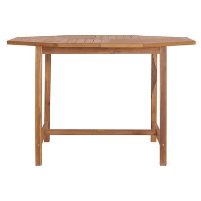 Tavolo da Giardino 120x120x75 cm in Legno Massello di Teak